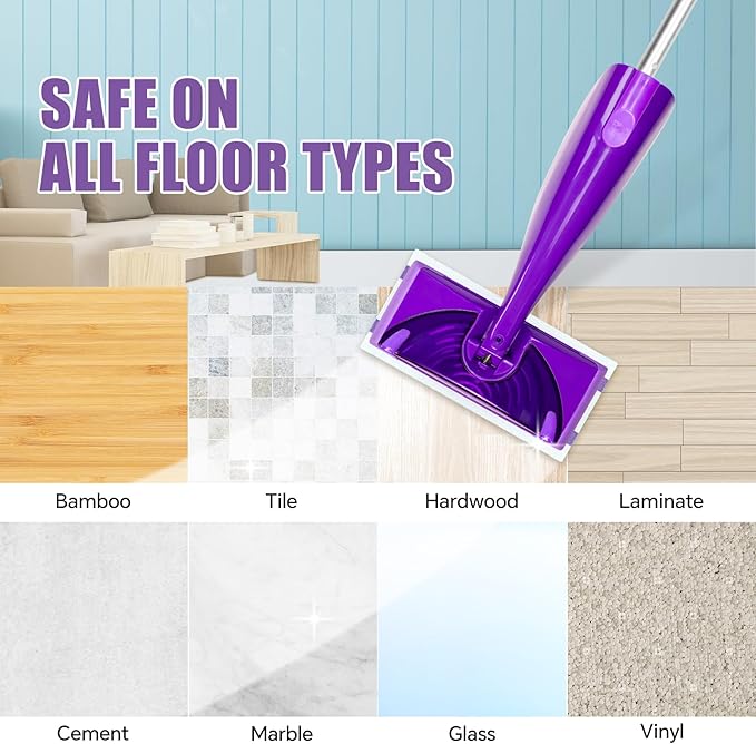 30 Count Disposable Wet Pads Refill for Swiffer Wet Jet Spray Mop,Wet Jet Pads for All Floor Types,Disposable Multi Surface Wet Jet Hardwood Floor Cleaner for swiffer Wet Pads Refill
