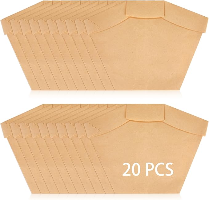 AmazingSpark 20 Pack Type BP Vacuum Bags Compatible with Hoover C2401 Vacuum Cleaner Replacement BP Bags Shoulder Vac and Backpack, Replace Part #401000bp 1KE2103000 41240202