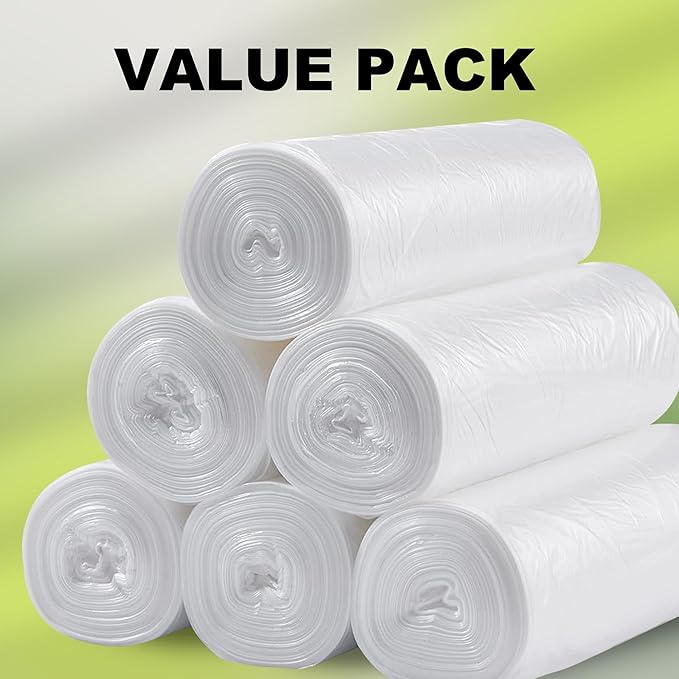 Trash Can Liner - Wholesale 200 Count Garbage Bags on Perforated Roll 55 Gallon Multipurpose for Office Bathrooms Business Home Commercial and Industrial Needs