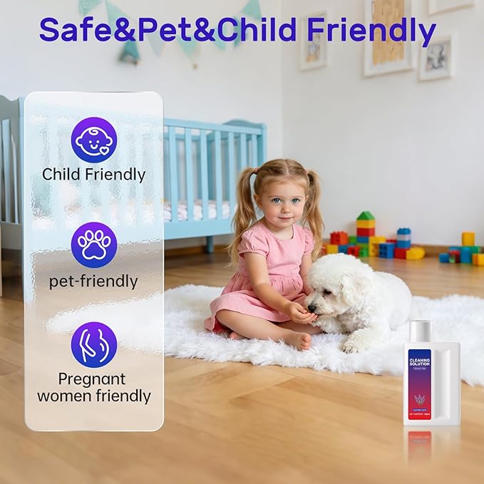 Nukisa Lavender Floor Cleaning Solution Compatible with Dreame Wet & Dry Vacuum and Robot， Residue & Streak Free,Suitable for All Robot Vacuum Cleaners and Wireless Wet Dry Dual-Use Vacuum Cleaners