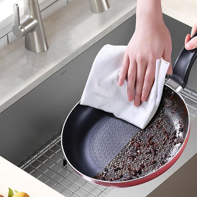Dish Cleaning Wipes Individually Wrapped, Portable Kitchen Disposable Dish Soap Wipes Bulk Travel Size Quick Cleaning Dishwashing Pads for Outdoor Traveling/Camping/Hotel (50 Pcs)