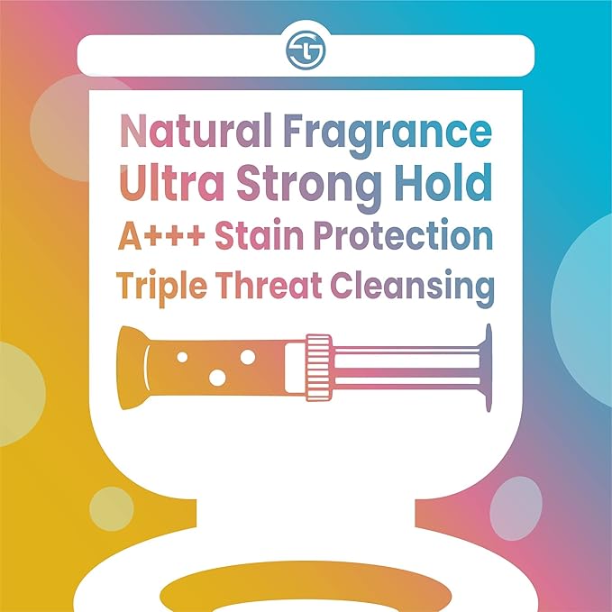 Simple Life Toilet Bowl Cleaner Gel | Fresh Flower Toilet Gel Stamp | Stops Limescale and Stains with Air Freshening Scent | Deodorizing Clean | 32 Stamps, Variety Pack