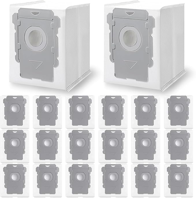 APZOVO 20 Pack Vacuum Bags for iRobot Roomba i7, i7+, i8, i8+, i3, i3+, i4, i4+, i5, i5+ i6, i6+, j5, j5+, j6, j6+, j7, j7+, j8, j8+, j9, j9+, s9, s9+, Replacement Bag for Roomba i & s & j Series