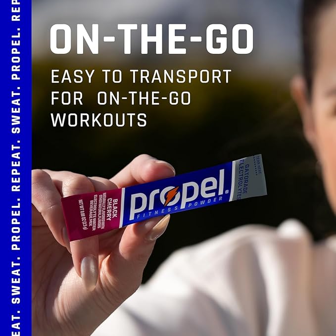 Propel Electrolyte Enhanced Water Drink Mix Powder Packets, Kiwi Strawberry Variety Pack, Zero Calorie & Zero Sugar Hydration with Electrolytes and Vitamins C & E (30 Packets)