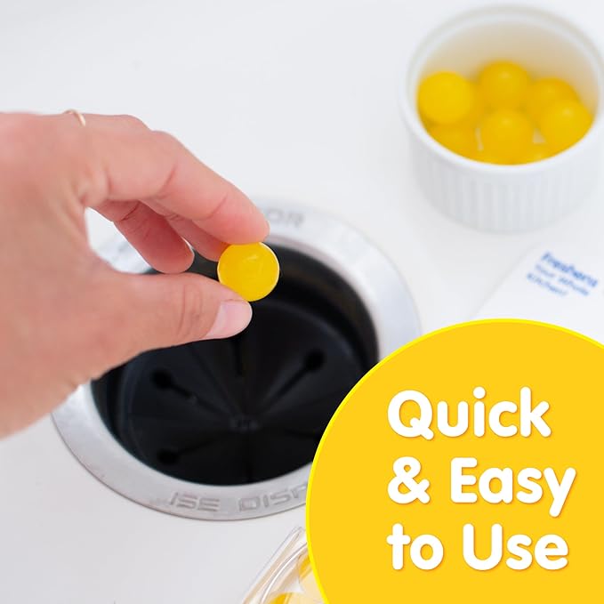 COMPAC HOME Plink Garbage Disposal Cleaner & Deodorizer, Air Fresheners for Garbage Disposal, Simply Fresh Scent, Home Cleaning Products for Kitchen Sink and Clogged Drains, Pack of 2-40 Count Total