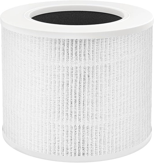 Leemone 1 Pack Core Mini Replacement Filter for LEVOIT Core Mini Air Purifiers, High-Efficiency Activated Carbon(1 Filter+ 3 Fragrance Sponge)
