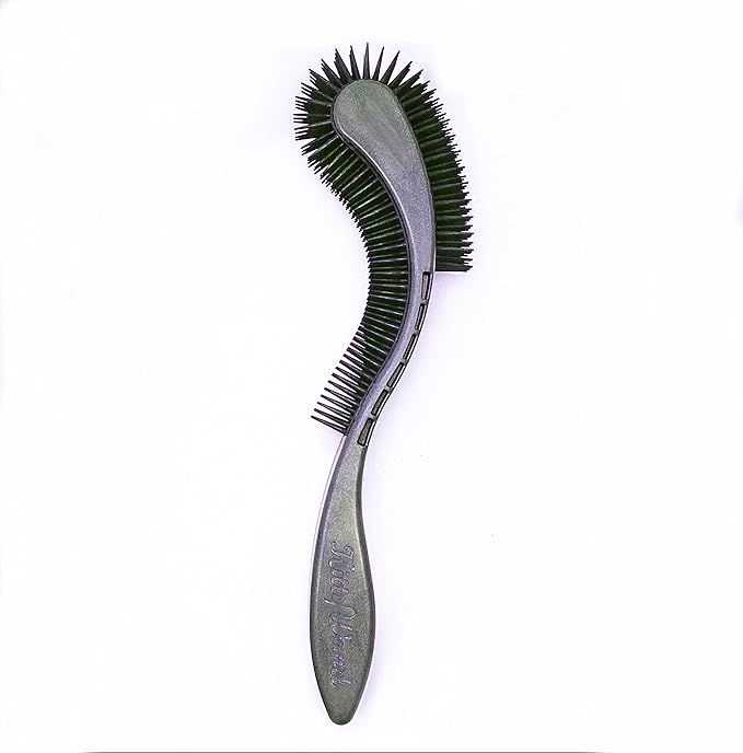 KittyWand Cat Brush, Black. Designed for Comfort, Created for Results. This innovative grooming brush features multi contoured shapes that gently adapt to your cats body for a stress free grooming.