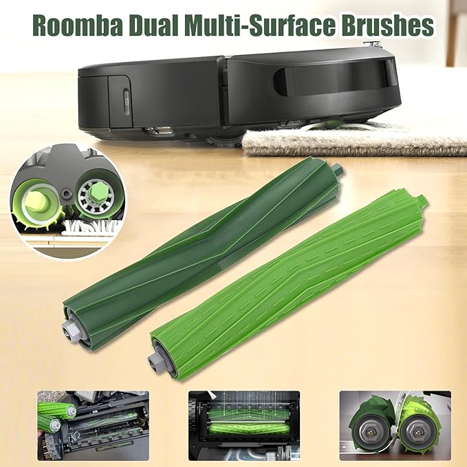 Detetap Replacement Parts Roller Brushes for iRobot Roomba i&e&j Series E5 E6 i1 i1+ i7 i7+ i7 I7 Plus i6 i6+ i3 i3+ i4 i4+ i8 i8 j7 j7+ Vacuum Cleaner Accessories