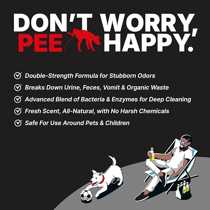 MAX Urine & Odor Turf Detox: Double-Strength Enzyme Cleaner & Odor Eliminator for Artificial Grass, Turf, Concrete & Patios, Pet Urine Enzymatic Cleaner for Dogs & Cats – 32 oz Sprayer, 2-Pack
