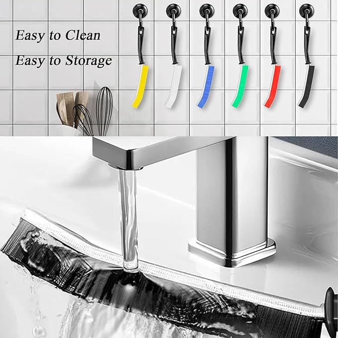 TuTuYa 11PCS Crevice Cleaning Brush Set, Deep Cleaning Groove Gap Cleaning Tool Ideal for Kitchen, Bathroom, Tiles, Corner, Grout, Sink, Faucet, Cup, Teapot, Bottle, Blender