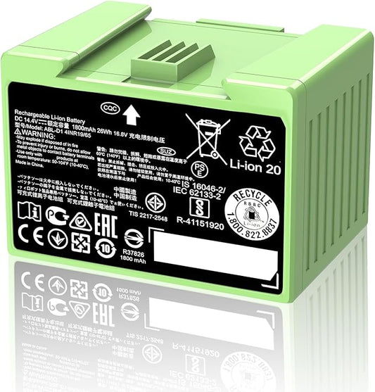 ABL-D1 Battery for iRobot Roomba i7 i7+ j7 j7+ j9 7158 7550 e5 e6 and i4 i4+ i8 i8+ Replacement Lithium Ion Battery for Roomba i and e and j Series (Not Compatible with Roomba Combo Series)