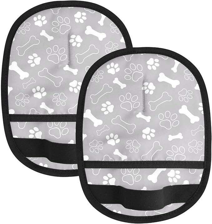 I·D Good Figure Pet Grooming Gloves Reusable Dog & Cat Hair Remover for Furniture, Car Interiors Multi-Surface Deshedding Tool for Carpets, Bedding & Home Cleaning