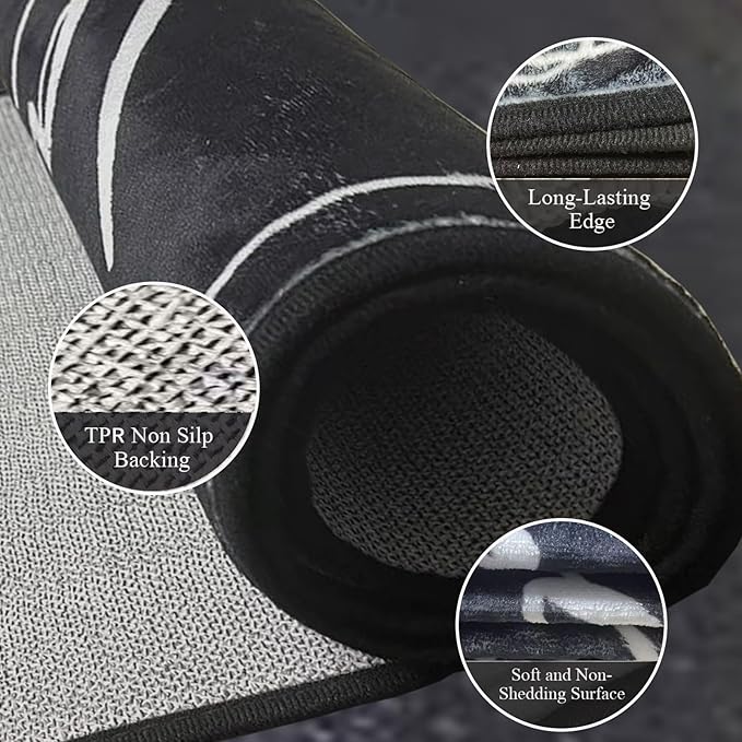 Laundry Room Rug Runner 24"X72" Non Slip Farmhouse Mats Organization and Washable Floor Long Rugs for Laundry Room Accessories Mudroom Kitchen Bathroom Area Rugs Decor