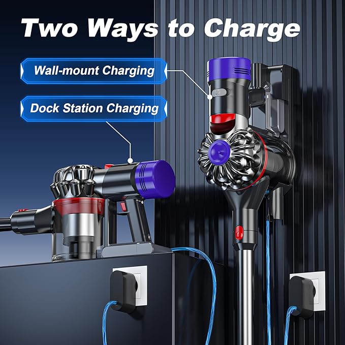 6500mAh V7 Battery Replacement Compatible with Dyson SV11 V7 Animal V7 Motorhead V7 Trigger V7 Mattress V7 Extra V7 HEPA V7 Absolute Handheld Vacuum Cleaners 3 Filters and 3 Screws Included