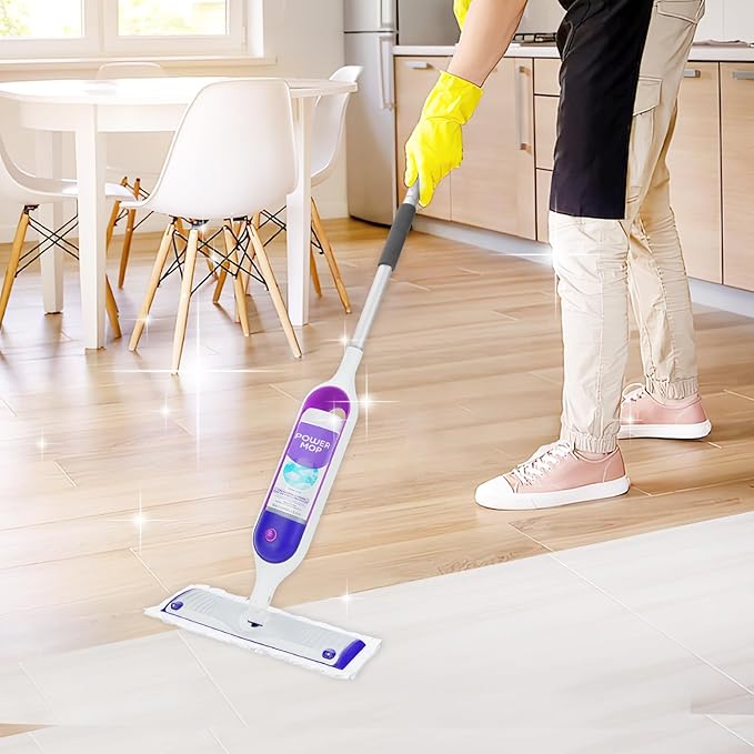 YagoDago Power Mop Pads Compatible with Swiffer Power Mop, Disposable Power Mop Refills, PowerMop Wood Mopping Pad Refills for Floor Cleaning, 10 Count