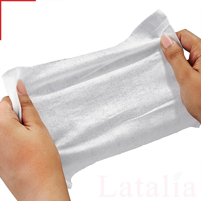 Latalia Hand Wipes Pack of 15 | 80% Alcohol Hand Sanitizer Wipes for Hands & Face Moisturizing, Gentle, Convenient and Fragrance Free (40 Counts)