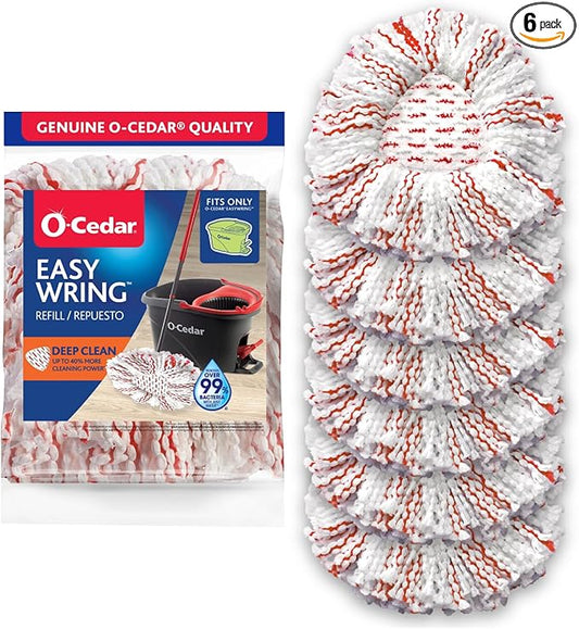 O-Cedar EasyWring Deep Clean Refill 6 - Pack
