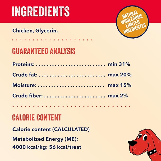 Chicken Jerky Dog Treat Chicken Strips Dog Jerky Treats for Dogs Canine Snacks Natural Canine high Protein Grain Free Snacks for Small and Large Dogs 24 oz