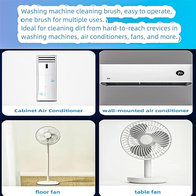 2Pcs Washing Machine Cleaning Brush, Washing Machine Brush Washing Machine Cleaner Front Load Washer Cleaner Brush Load Washer Cleaner Drum Washing Machine Cleaning Tools