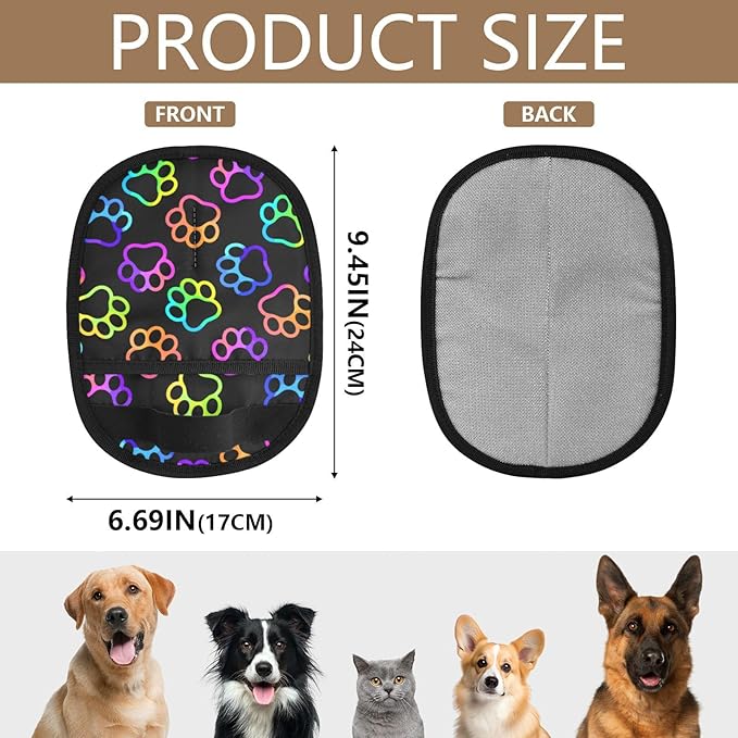 CHPGPUG Paw Pet Hair Removal Glove for Cats & Dogs Reusable Pet Hair Removal Glove pet Hair Electrostatic Gloves
