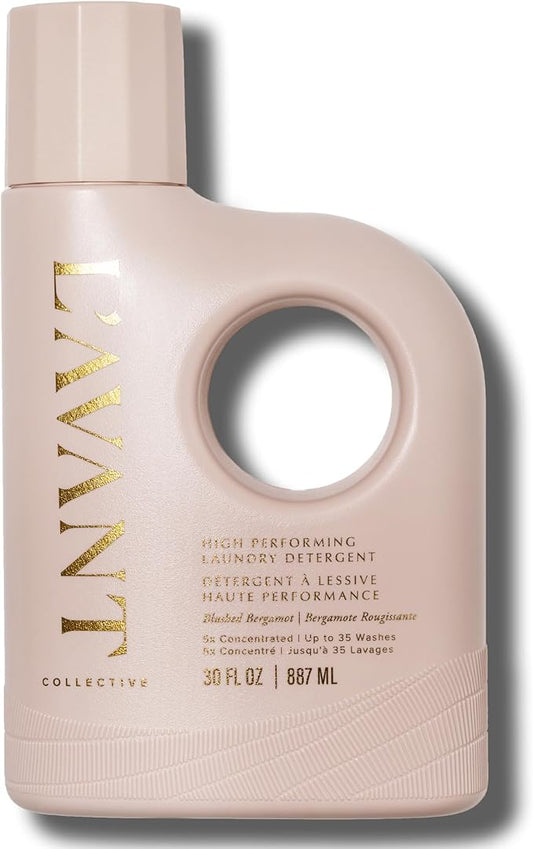 L'AVANT Collective High Performing Laundry Detergent Soap | Luxury Cleaning & Powerful Odor Defense Liquid Ultra Concentrated Professional Wash 30 Oz (30 Fl Oz (Pack of 1), Blushed Bergamot)