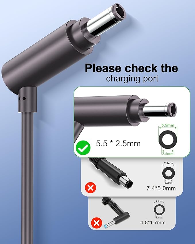 WUKUR 26.1V Charger Compatible with Dyson V8 V7 V6 & Car+Boat Models,NOT Compatible with Dyson V10/V11/V15, Replacement Power Cord Compatible with Dyson Cordless Vacuum Charger