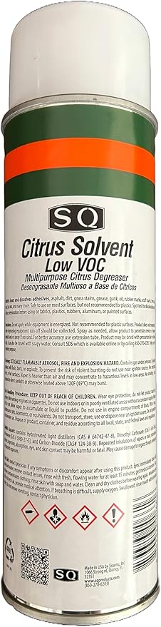 SQ Citrus Based Multipurpose Degreaser Low VOC, 15 oz per can (3)