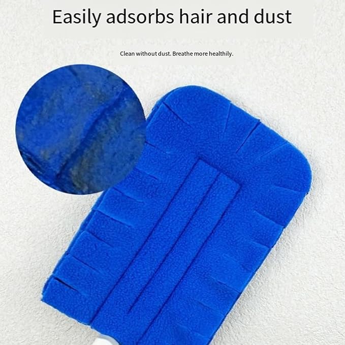 5/10/15 Pcs 360° Electrostatic Duster Refills,Washable＆Reusable Duster Refills,Fleece Duster for Home Office Car High Adsorption Duster,Suitable for Dust, Water Stains, and Pet Hair (10pcs)