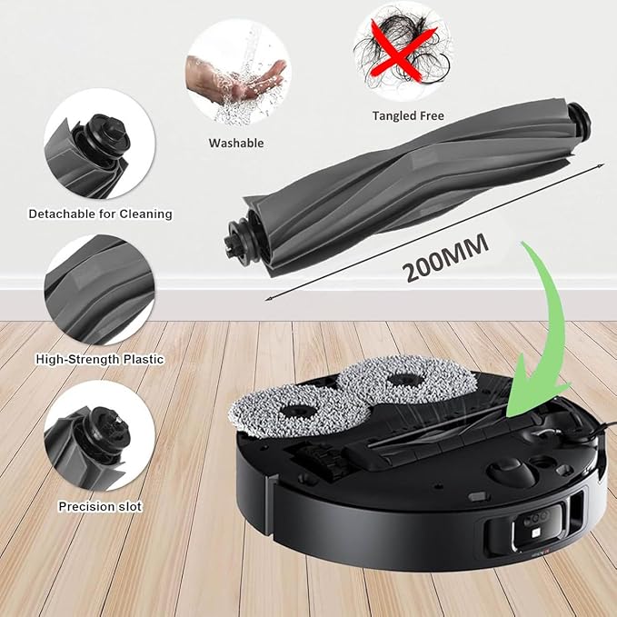 JoyBros Accessories for Dreame L10s Ultra Heat ONLY; X30 Ultra mops/Wipes X6; dust Bag X4; Filter HEPA X4; Main Brushes X2; Side Brushes X4 Spare Parts