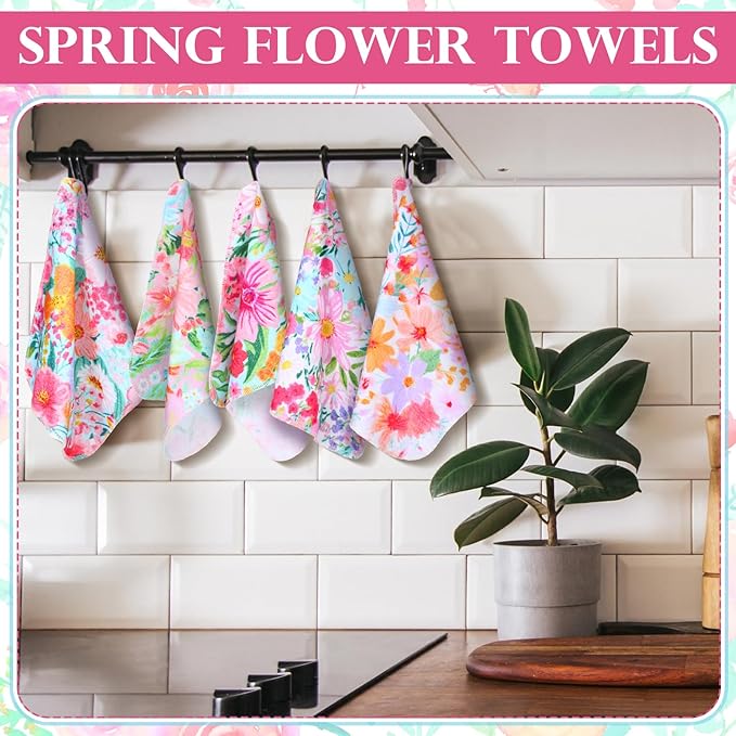 36 Pack Reusable Cleaning Cloths Washable Cotton Kitchen Towels for Home