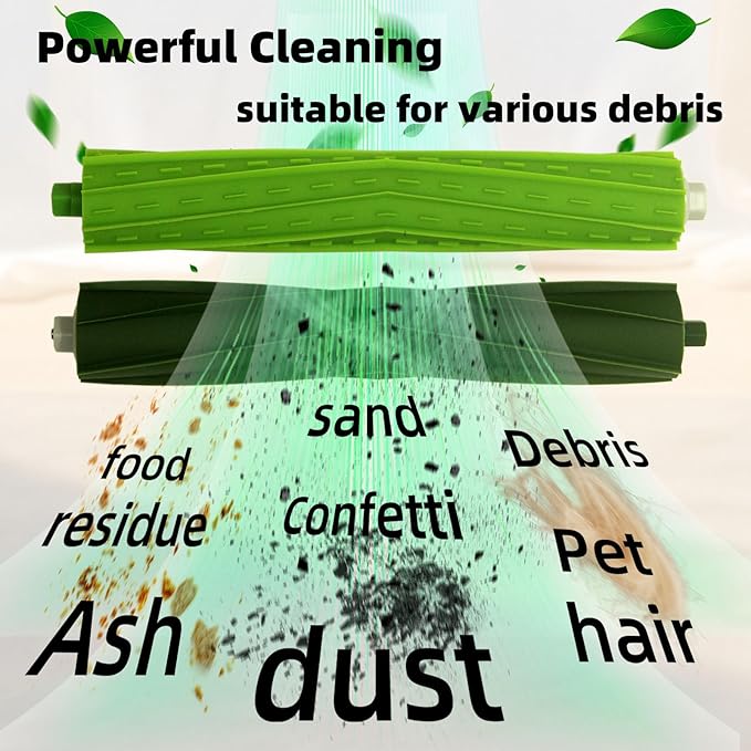 FUNFDWU 4 Sets Replacement Brush Parts Compatible with Roomba i, e & j Series – Fits i3 i3+ i4 i4+ i6 i6+ i7 i7+ i8 i8+, e5 e6 e7, j6+ j7 j7+, Combo j5 j5+, Combo i5 i5+ Vacuum Cleaner Roller Brushes