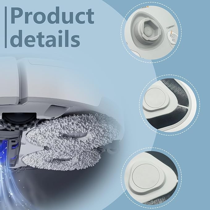Mop Pad Holder for Narwal Freo X Ultra, Freo, Freo Pro, Freo Z Ultra, Freo Z10 Vacuum Cleaner, Freo Z Ultra Mop Pad Board Holder Accessories, Freo X Ultra Mop Pad Plate Replacement Part