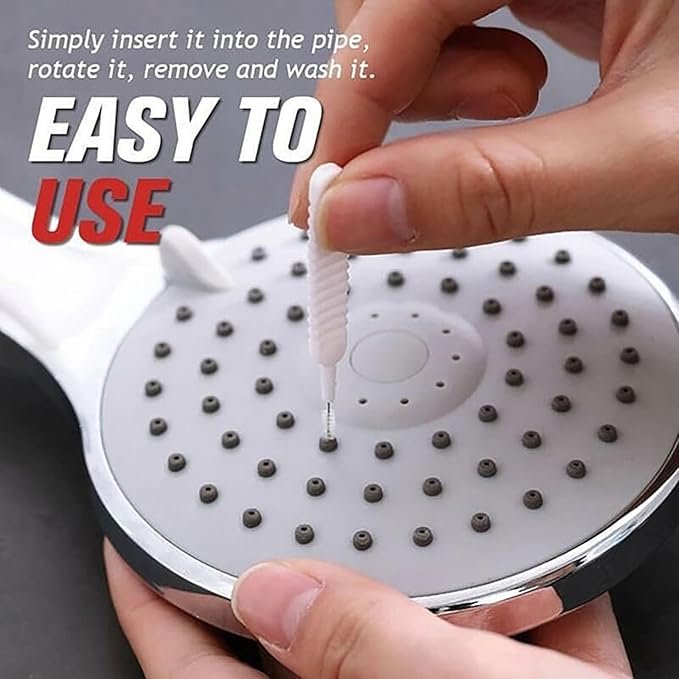 Gap Hole Anti-Clogging Cleaning Brush, 2025 Upgrade Shower Head Brush Shower Head Cleaning Brush Shower Head Cleaner Tool Multifunctional Shower Head Cleaning Brushes for Household Bathroom (30Pack)