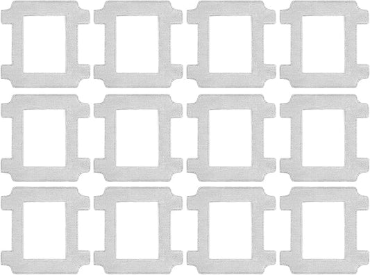 Klypticfit Winbot W2 Pro Replacement Mop Pads - 12 Pcs Washable & Reusable Cleaning Cloths Compatible with Ecovacs Winbot W2 Omni, W1 Pro, W2 Pro Window Vacuum Cleaner Robot