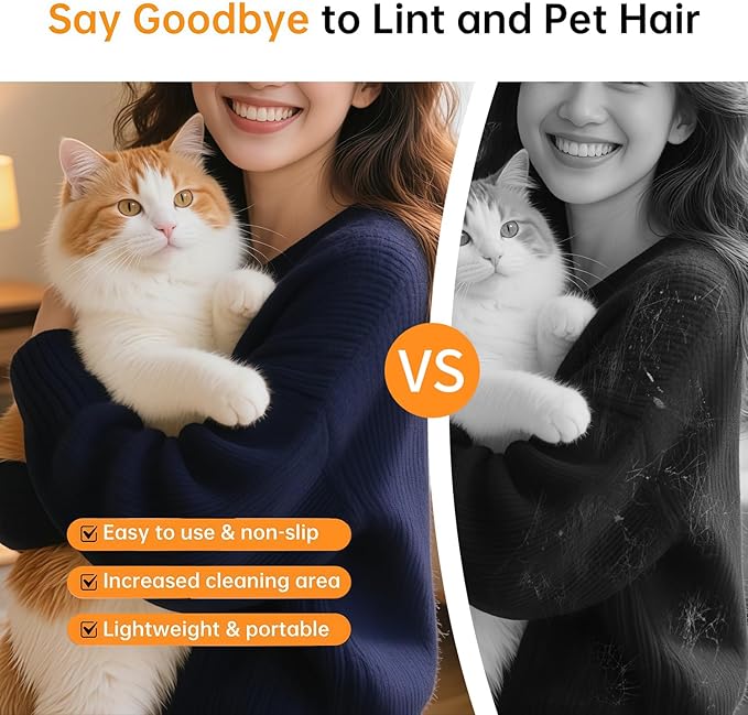 mirkir Pet Hair Removal Glove for Cats & Dogs Five-Finger Electrostatic Pet Hair Remover Glove for Clothing, Couch, Carpet, Furniture, Great Alternative to Pet Lint Roller