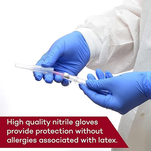 Dealmed Medical Exam Gloves – 200 Count Small Nitrile Gloves, Disposable Non-Irritating Latex Free, Multi-Purpose Use for a First Aid Kit and Medical Facilities