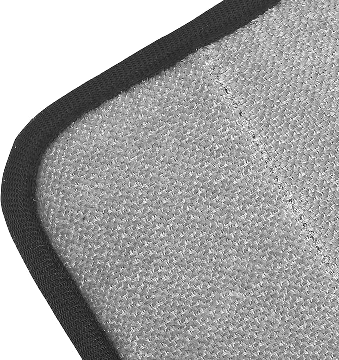 Pet Hair Remover, Reusable Electrostatic Velvet Lint Cleaner for Furniture, Carpet, Clothes, Couch, Black, 2-Pack