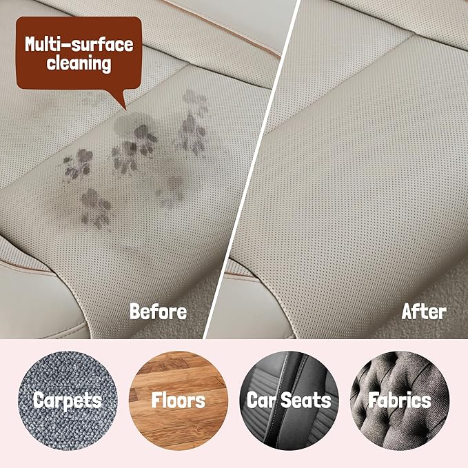 Sunny & Honey Pet Stain & Odor Miracle - For New and Old Stains - Enzyme Cleaner & Surface Odor Eliminator - Fast Acting Carpet Cleaner Spray - Enzymatic Cleaner for Dog Urine (128 fl oz, Fall Spice)