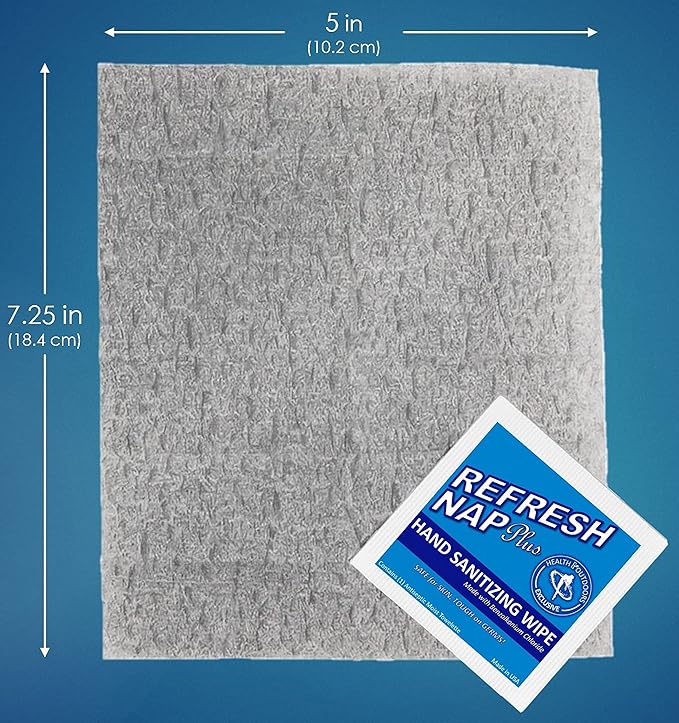 Cleansing Towelettes Antiseptic 5" x 7" Wipes (125 Count) Hand and Body Wet Napkins Individually Wrapped
