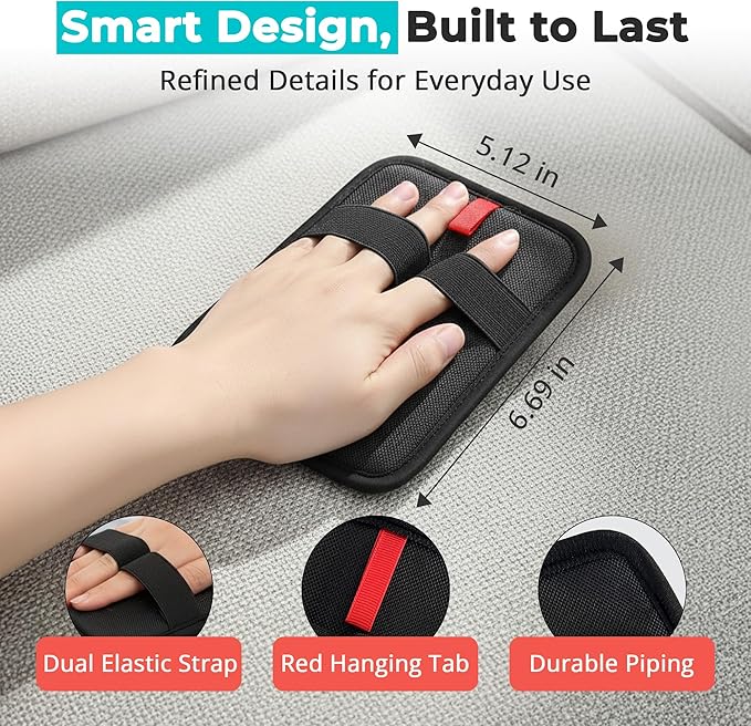 Choodeks electrostatic pet Hair Removal Glove, Reusable The Magic Brush pet Hair Remover, 2-Piece pet Glove Set for Furniture, Clothing, Car Seats, Reusable 2-in-1 Design, 1 Pack