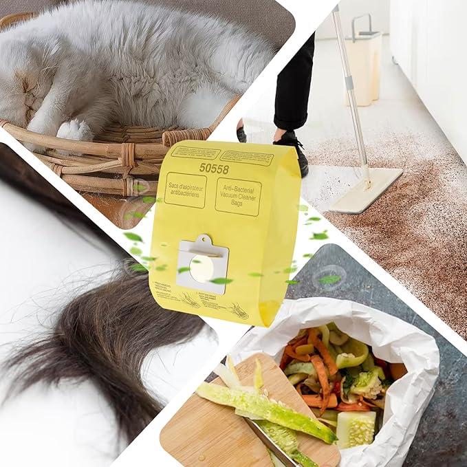 Vacuum Cleaner Bags Fit for Kenmore Canister Type C/Q 50555 50557 50558 and Type C-5, 15PCs By Improvedhand