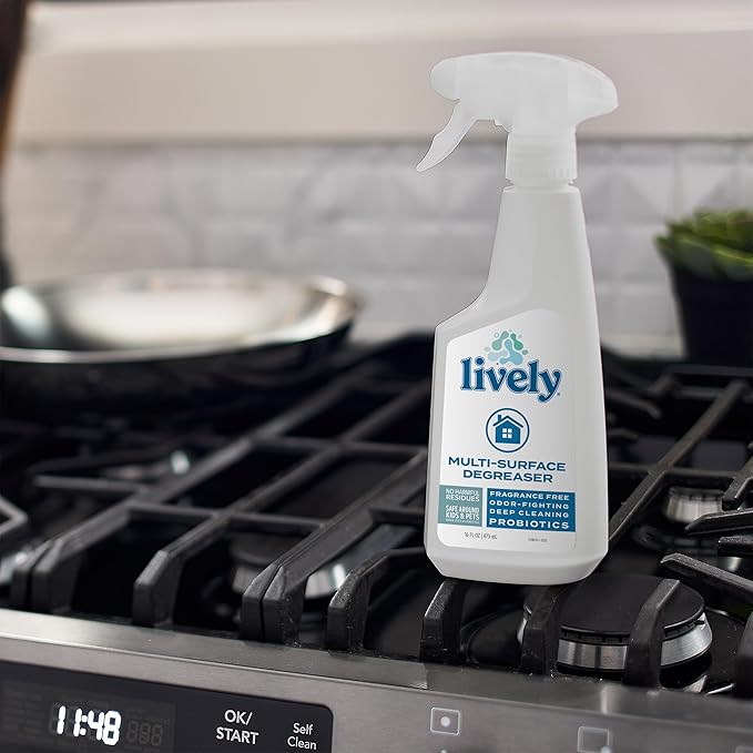 Lively Deep Clean & Stain Removal Bundle – Multi-Surface Degreaser and Laundry Stain Remover