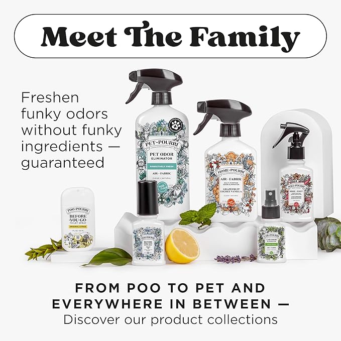 Poo-Pourri Before-You-Go Toilet Spray Refill, Tropical Hibiscus, 16 Fl Oz, Up to 800 Uses, Bathroom Odor Deodorizer with Essential Oils for Home or Work, Hibiscus, Apricot and Citrus Scent