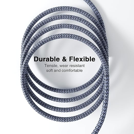 Msaose Braided Thunderbolt 4 Cable 15 FT 2 Pack Compatible, 20Gbps, 240W PD, 5K@60Hz, 4K@60Hz for Mac mini M4 / M4 Pro, iPhone 17, MacBook Pro/Air, SSD, Docking, eGPU, XPS, USB4