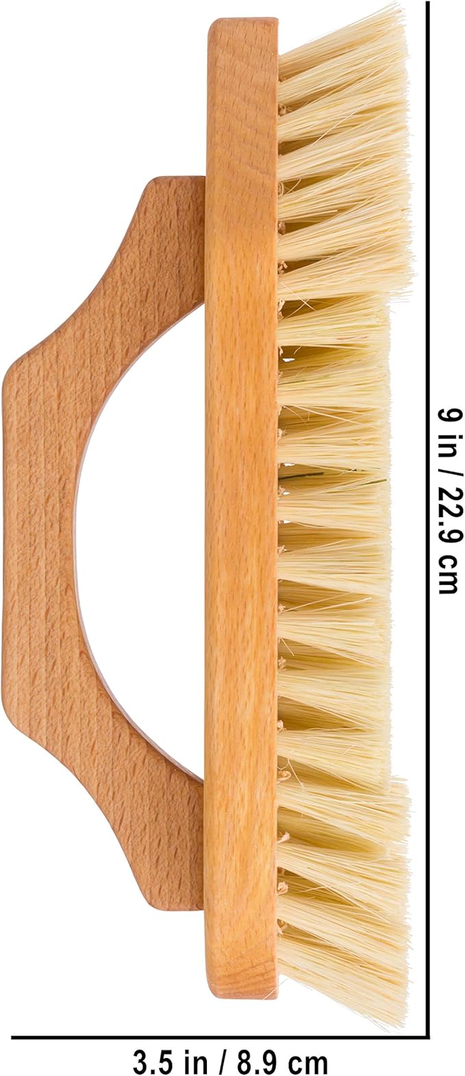 Scrubbing Brush with Bow Shaped Handle & Tampico Fibre