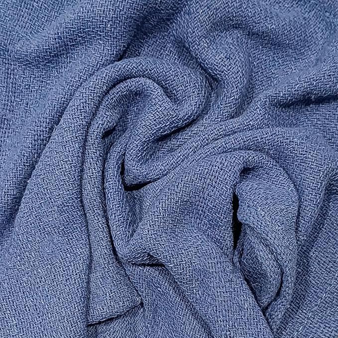 Premium Blue Huck Towels – (12 Pack) 15 x 27 inches 100% Cotton Bulk Towel for General Cleaning, Auto Shop, and Hospital Use, Super Absorbent, Machine Washable Cloth