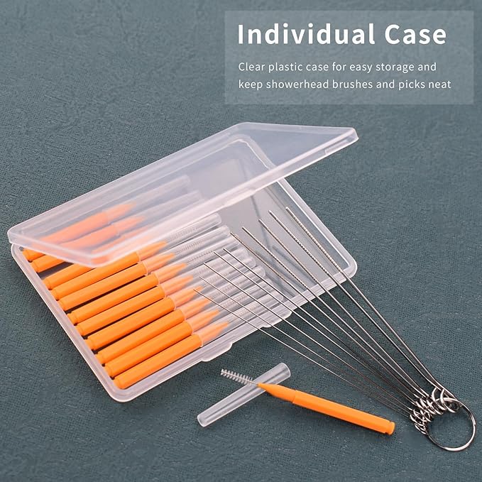 Shower Head Cleaning Brush, Shower Head Cleaning Tools Showrhead Picks Shower Head Cleaning Brush Anti Clogging Cleaning Brush for Small Holes Gaps Nozzles Crevices Jewelry Cleaning