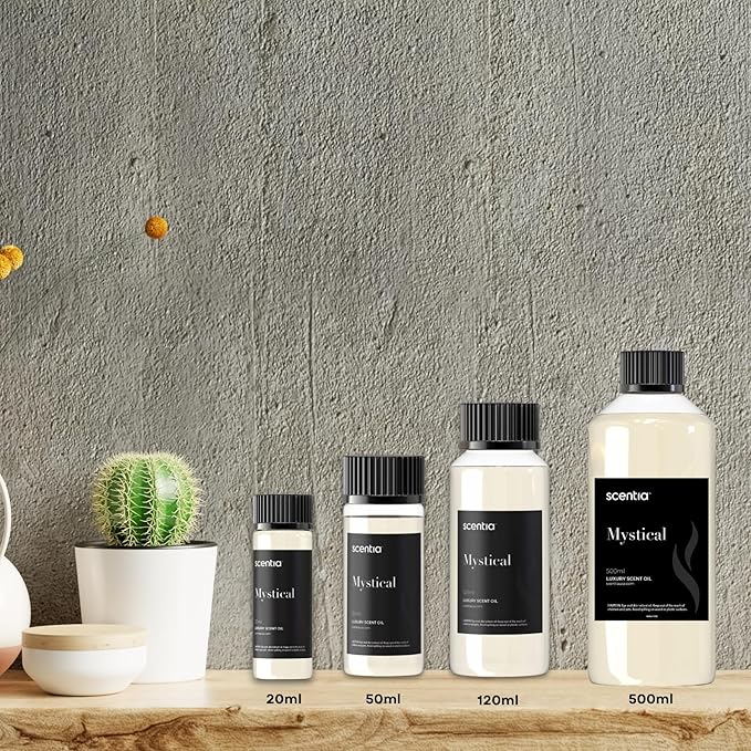 Scentia Hotel Diffuser Oil Inspired by The Wynn, Las Vegas Hotel - 120 mL 4.06 fl oz - Essential Oil Blend Melon, Raspberry, Lily, Jasmine & Lemon for Aromatherapy Diffusers - Mystical