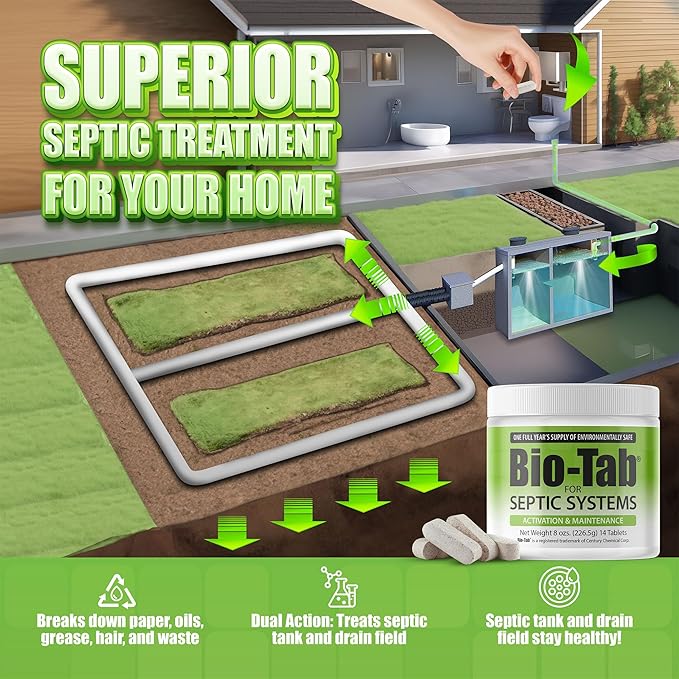 for Septic Systems 8 oz (226.5g) 14 Tablets