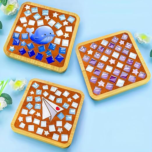 OOTDART Mosaic Crystal Grout, Mosaics Tile Tools, Mosaic Tile Accessories – Essential for Handmade Grouting and Perfect for DIY Craft Projects (Orange Red, 8.8oz)